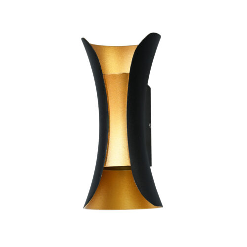 Outdoor wall light Lux Dante – outdoor wall lights in sandblasted black