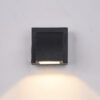 Outdoor wall light Lux Edgar – outdoor wall lights in black and aluminum