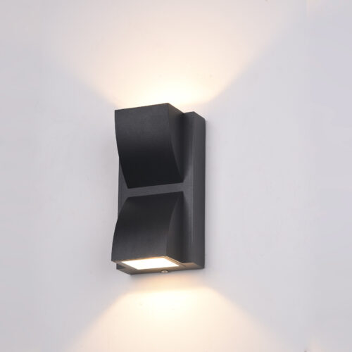 Outdoor wall light Lux Edgar 6w – outdoor wall lights in black and aluminum
