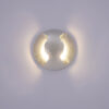 Outdoor wall light Lux Basilio 3w – outdoor wall lights in silver and aluminum