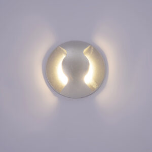 Outdoor wall light Lux Basilio 3w – outdoor wall lights in silver and aluminum