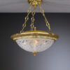 Flush mount ceiling light Lux 6312 – flush mount ceiling lights in gold and glass