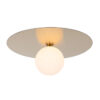 Flush mount ceiling light Lux Spoletto – flush mount ceiling lights in gold and aluminium