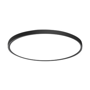 Flush mount ceiling light Lux Calvi – flush mount ceiling lights in black and plastic