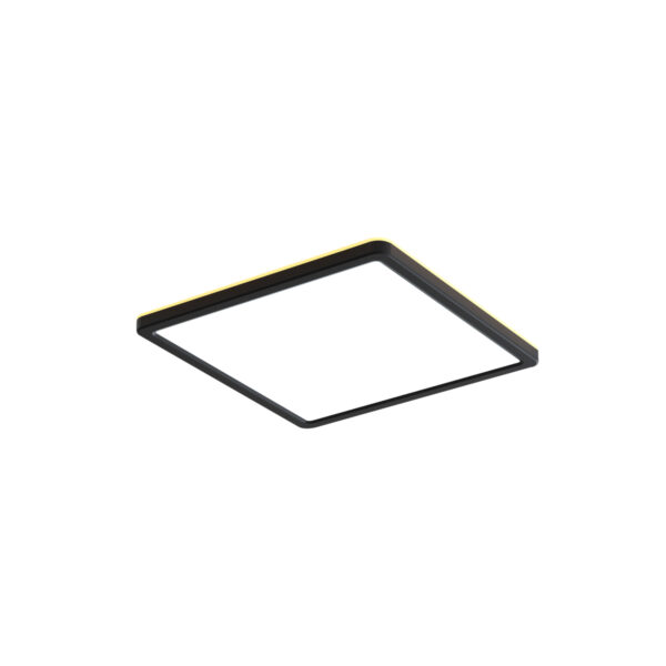 Flush mount ceiling light Lux Aleria 22w – flush mount ceiling lights in black and plastic