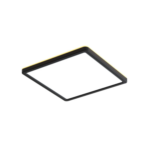 Flush mount ceiling light Lux Aleria – flush mount ceiling lights in black and plastic