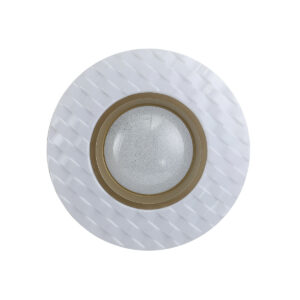 Flush mount ceiling light Lux Bumi 24w – flush mount ceiling lights in white and steel