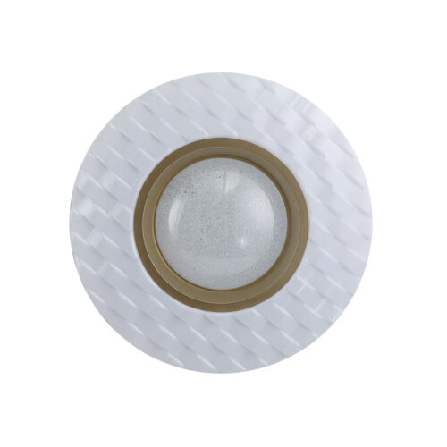 Flush mount ceiling light Lux Bumi 24w – flush mount ceiling lights in white and steel