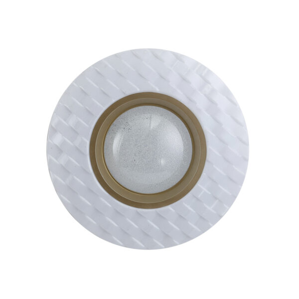 Flush mount ceiling light Lux Bumi 24w – flush mount ceiling lights in white and steel