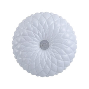 Flush mount ceiling light Lux Auris 24w – flush mount ceiling lights in white and steel