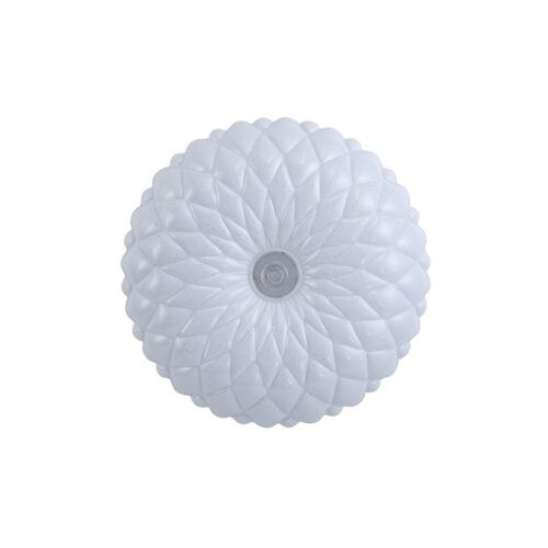 Flush mount ceiling light Lux Auris 18w – flush mount ceiling lights in white and steel