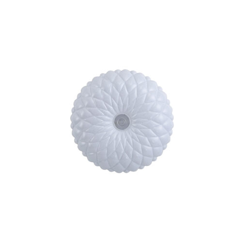 Flush mount ceiling light Lux Auris – flush mount ceiling lights in white and steel
