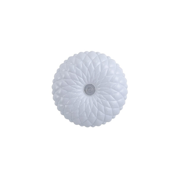 Flush mount ceiling light Lux Auris – flush mount ceiling lights in white and steel