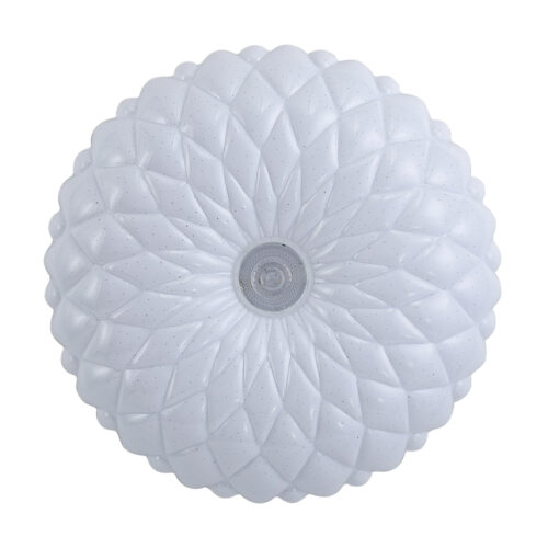 Flush mount ceiling light Lux Auris 48w – flush mount ceiling lights in white and steel