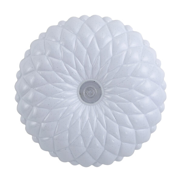 Flush mount ceiling light Lux Auris 48w – flush mount ceiling lights in white and steel