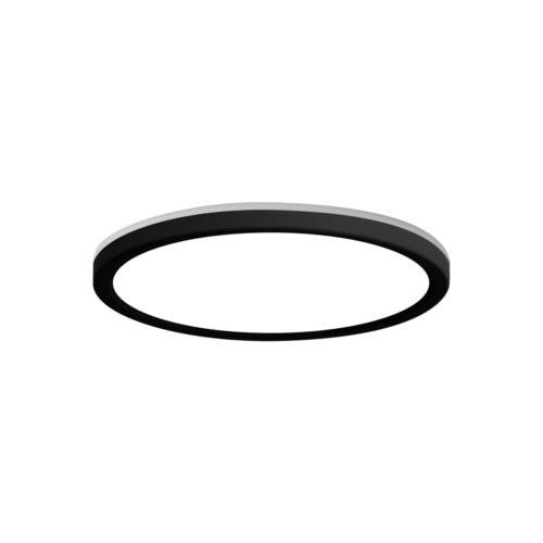 Flush mount ceiling light Lux Corte 28w – flush mount ceiling lights in black and plastic