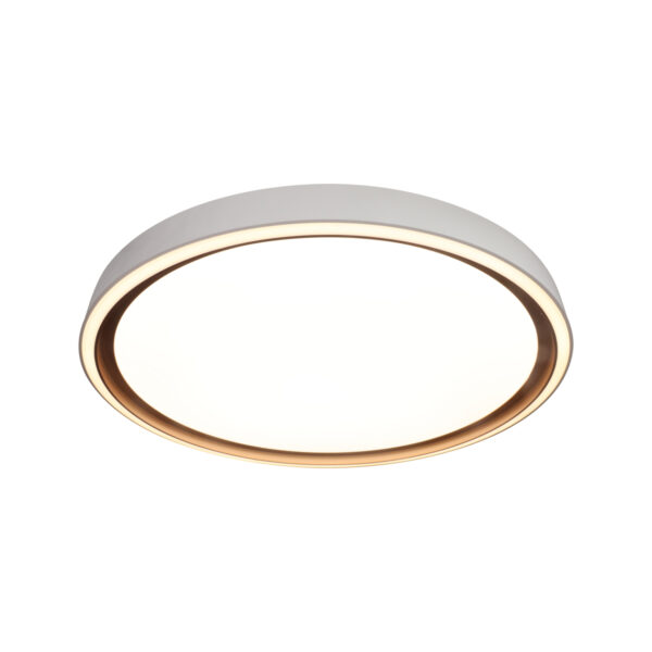 Flush mount ceiling light Lux Rende – flush mount ceiling lights in gold white and abs+pp