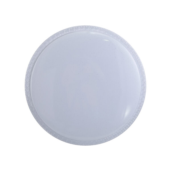 Flush mount ceiling light Lux Borla 24w – flush mount ceiling lights in white and steel