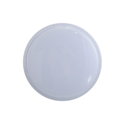 Flush mount ceiling light Lux Borla 18w – flush mount ceiling lights in white and steel