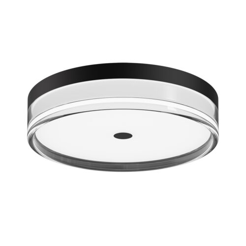 Flush mount ceiling light Lux Molino – flush mount ceiling lights in black and plastic