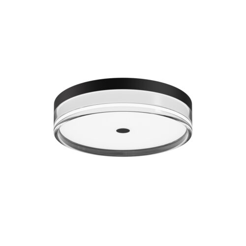 Flush mount ceiling light Lux Molino 24w – flush mount ceiling lights in black and plastic