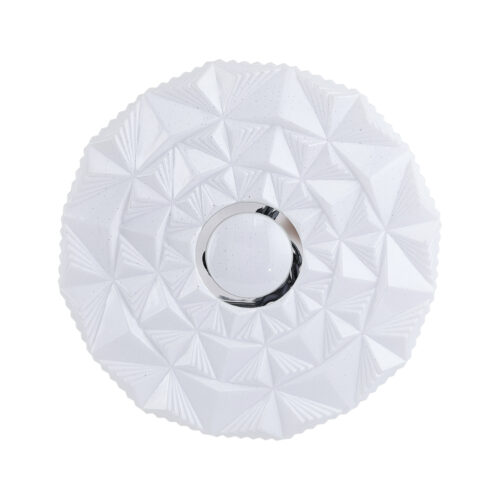 Flush mount ceiling light Lux Kelmi 48w – flush mount ceiling lights in white and steel