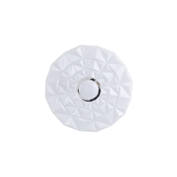 Flush mount ceiling light Lux Kelmi – flush mount ceiling lights in white and steel