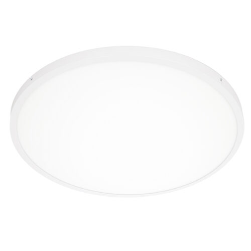 Flush mount ceiling light Lux Pelaro – flush mount ceiling lights in white and aluminium