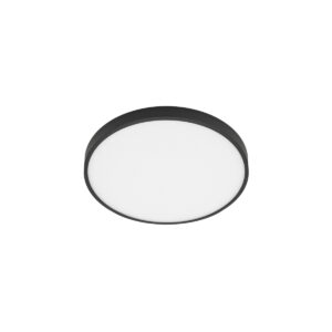 Flush mount ceiling light Lux Riberio – flush mount ceiling lights in black and aluminium
