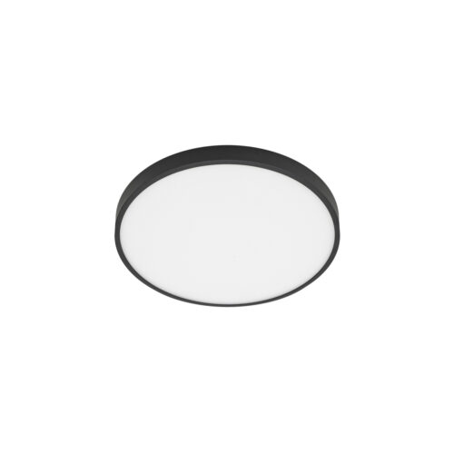 Flush mount ceiling light Lux Riberio – flush mount ceiling lights in black and aluminium
