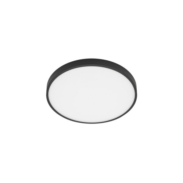 Flush mount ceiling light Lux Riberio – flush mount ceiling lights in black and aluminium