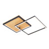 Flush mount ceiling light Lux Noris – flush mount ceiling lights in sandblasted black and aluminum