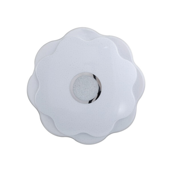 Flush mount ceiling light Lux Normi 24w – flush mount ceiling lights in white and steel