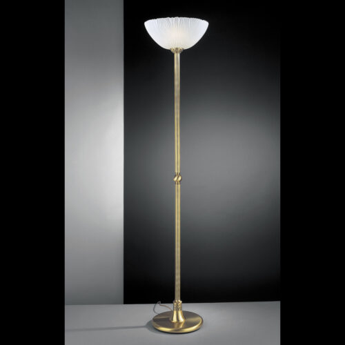 Floor lamp Lux 5650 – floor lamps in brass and glass