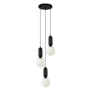 Pendant lamp Lux Aldeva – modern pendant lamp in black and steel