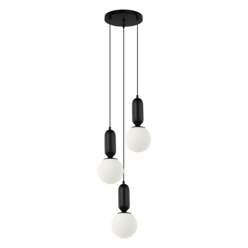 Pendant lamp Lux Aldeva – modern pendant lamp in black and steel