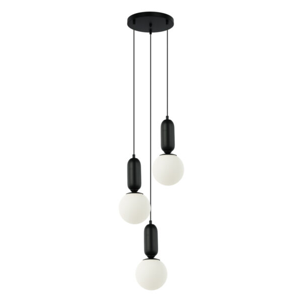 Pendant lamp Lux Aldeva – modern pendant lamp in black and steel