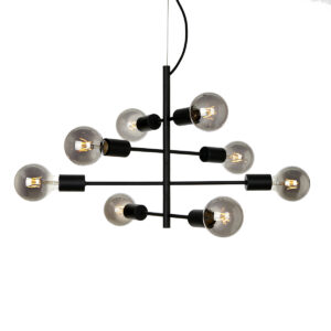Pendant lamp Lux Portel – modern pendant lamp in black and steel
