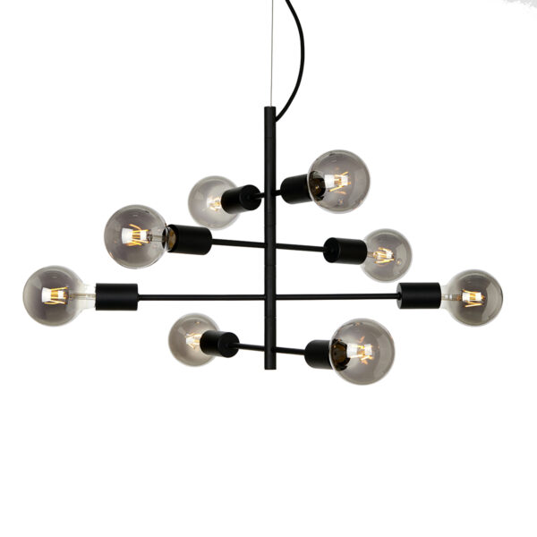 Pendant lamp Lux Portel – modern pendant lamp in black and steel