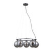 Pendant lamp Lux Molite – modern pendant lamp in matt black and metal alloy