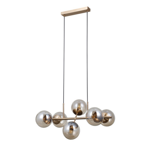 Pendant lamp Lux Molite 5w – modern pendant lamp in gold and metal alloy