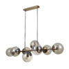 Pendant lamp Lux Molite – modern pendant lamp in honey brass and steel