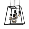 Pendant lamp Lux Almodovi – modern pendant lamp in black and steel