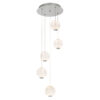Pendant lamp Lux Rosario 21w – modern pendant lamp in chrome and steel