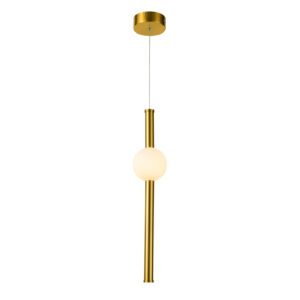 Pendant lamp Lux Halling – modern pendant lamp in coppery and steel