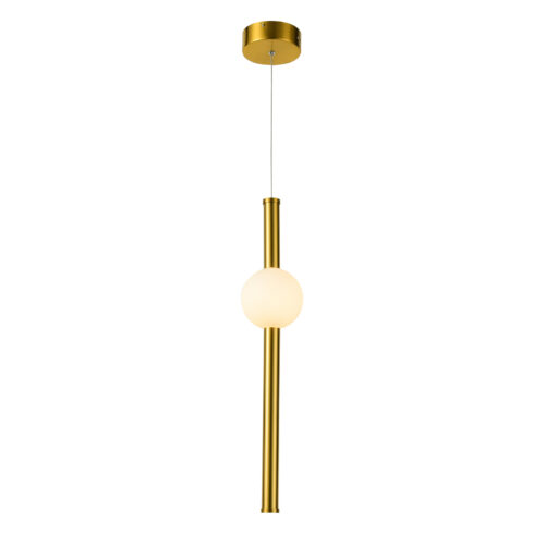 Pendant lamp Lux Halling – modern pendant lamp in coppery and steel