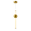 Pendant lamp Lux Halling 13.3w – modern pendant lamp in coppery and steel