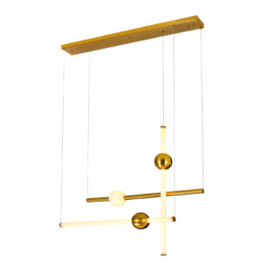 Pendant lamp Lux Halling 45w – modern pendant lamp in coppery and steel