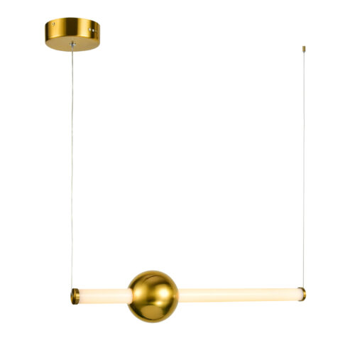 Pendant lamp Lux Halling – modern pendant lamp in coppery and steel