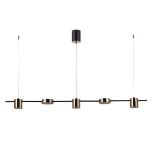 Pendant lamp Lux Remdal – modern pendant lamp in brass and aluminum